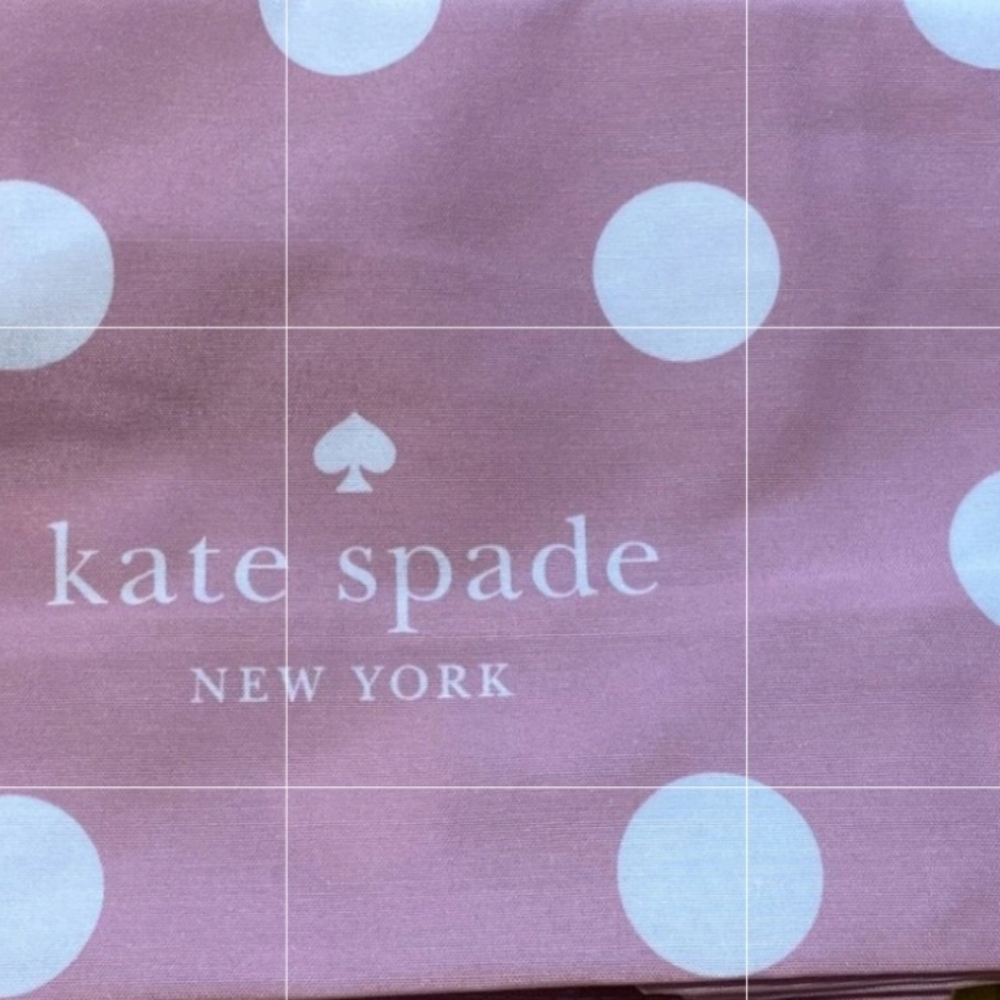 Kate Spade New York Cotton Candy Canvas Tote Bag Pink Polka Dot NWT  1 LEFT! - Picture 6 of 13
